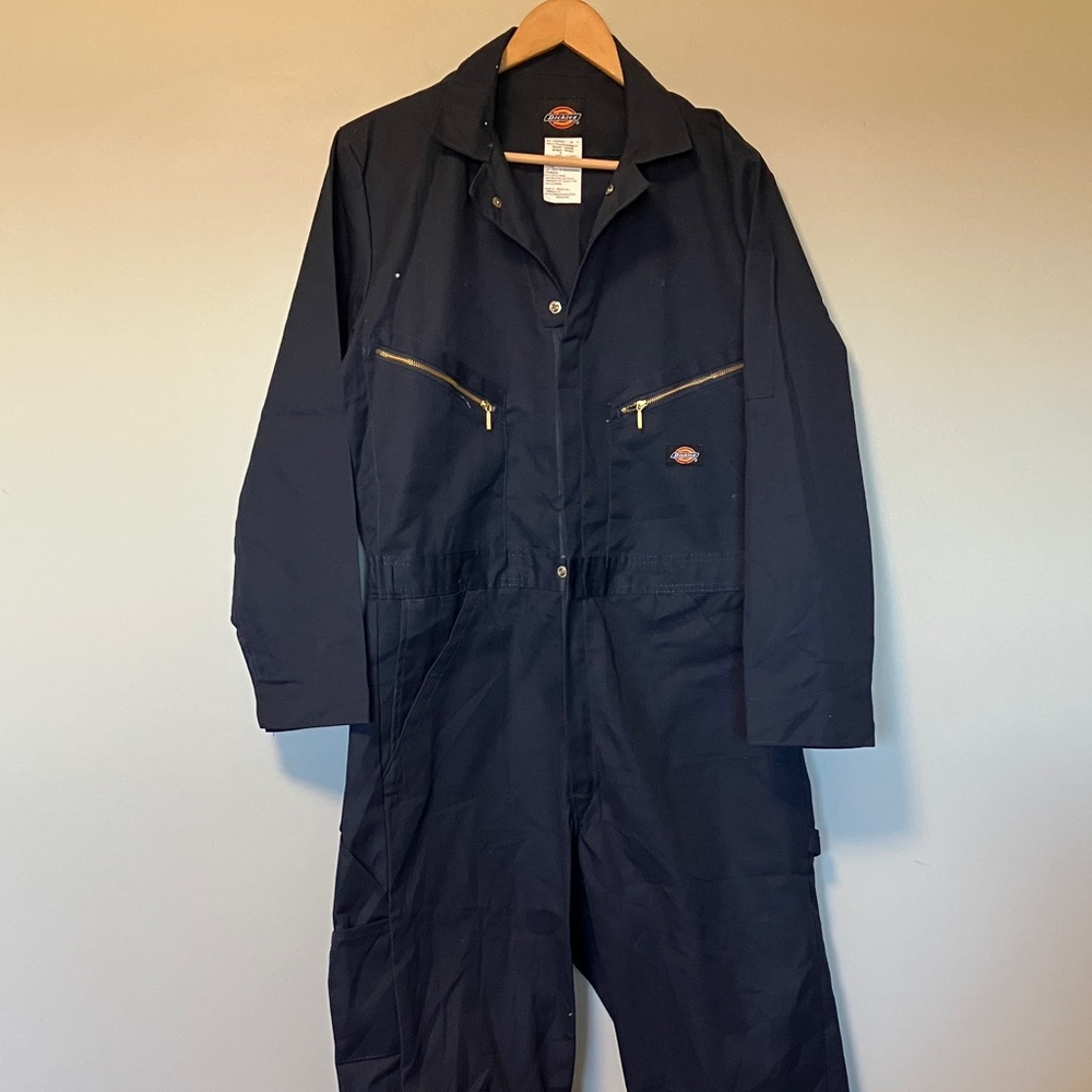 Dickies Navy Blue Men’s Coverall Work Jumpsuit